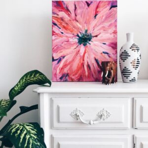 Pink Flower Painting